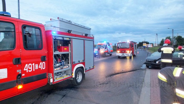 Wypadek na obwodnicy Nakła nad Notecią