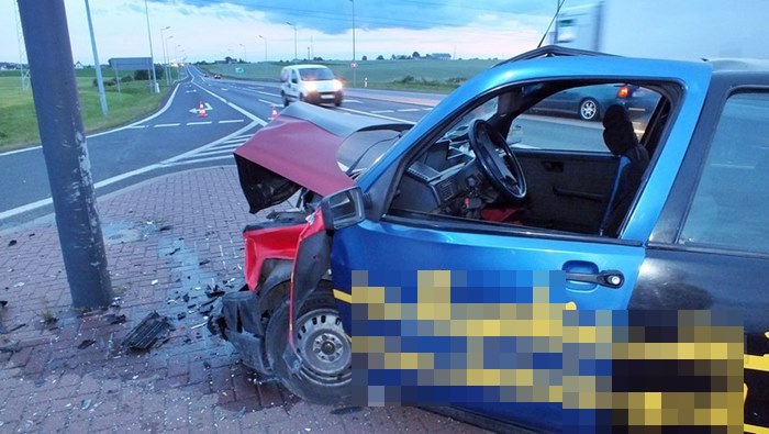 Wypadek na obwodnicy Nakła nad Notecią