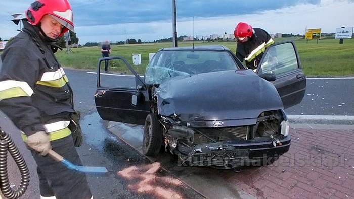Wypadek na obwodnicy Nakła nad Notecią