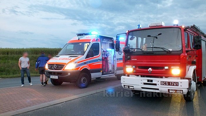 Wypadek na obwodnicy Nakła nad Notecią