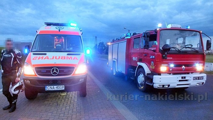 Wypadek na obwodnicy Nakła nad Notecią