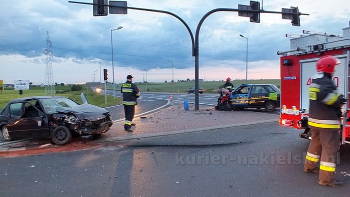 Wypadek na obwodnicy Nakła nad Notecią