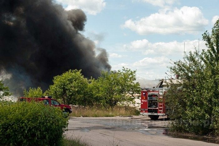 Groźny pożar w Paterku