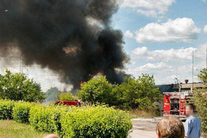 Groźny pożar w Paterku