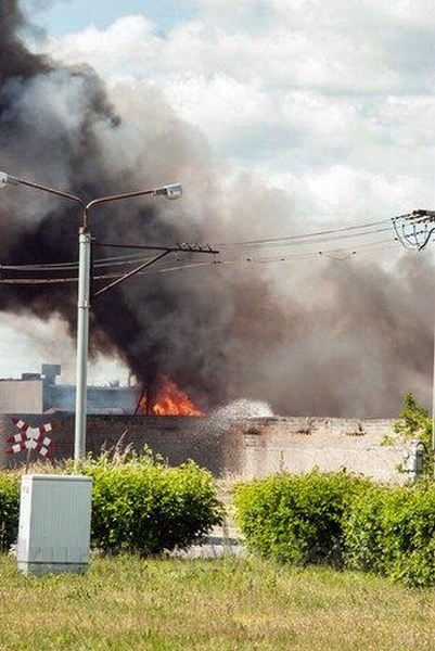 Groźny pożar w Paterku