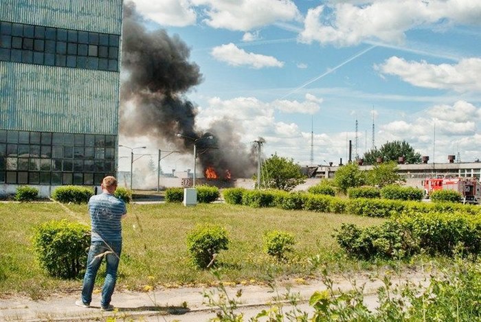 Groźny pożar w Paterku
