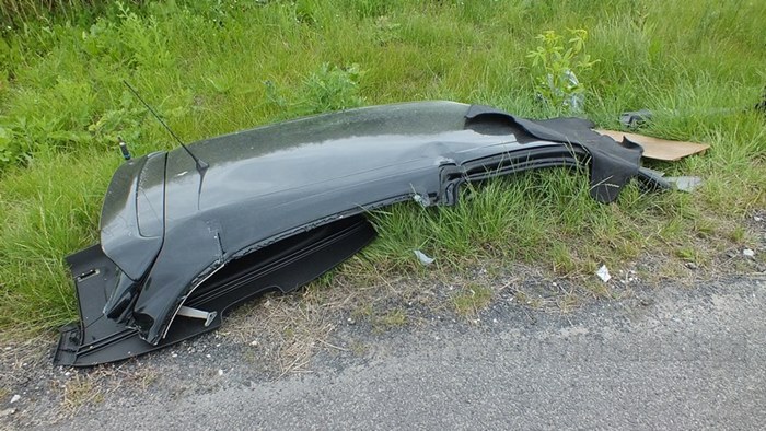 Zderzenie samochodów w Lubaszczu, dwie osoby trafiły do szpitala