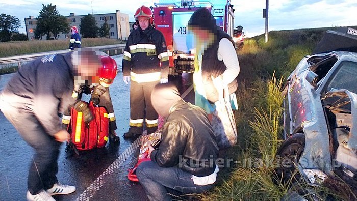 BMW dachowało w Lubaszczu