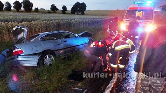 BMW dachowało w Lubaszczu