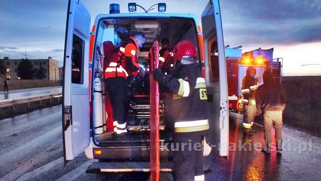 BMW dachowało w Lubaszczu