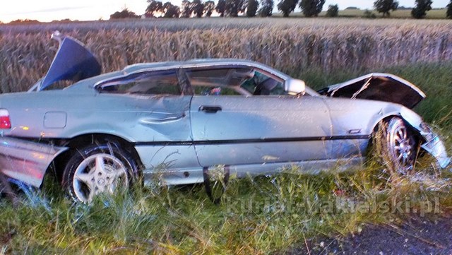 BMW dachowało w Lubaszczu