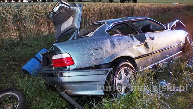 BMW dachowało w Lubaszczu