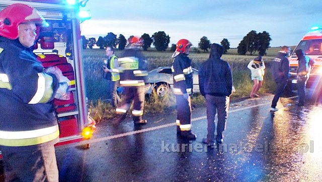 BMW dachowało w Lubaszczu