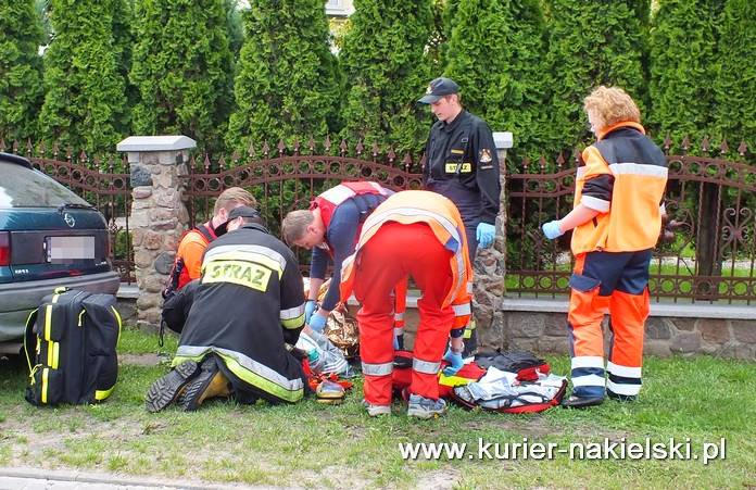 Mężczyznę z przebitym płucem zabrał śmigłowiec LPR