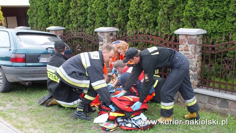 Mężczyznę z przebitym płucem zabrał śmigłowiec LPR