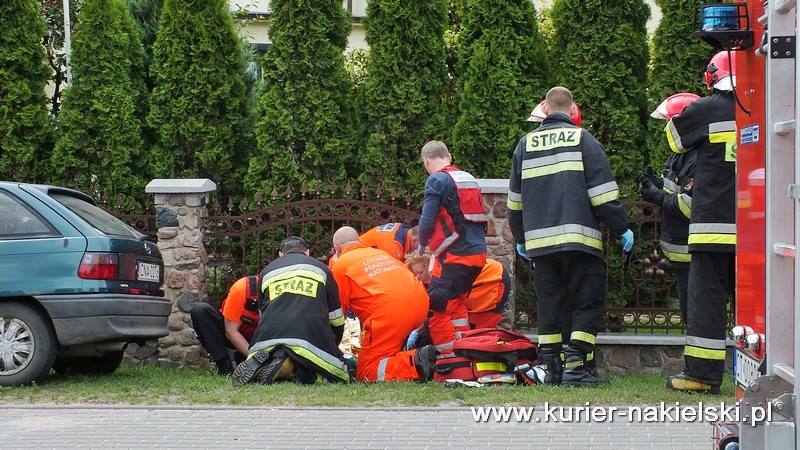 Mężczyznę z przebitym płucem zabrał śmigłowiec LPR