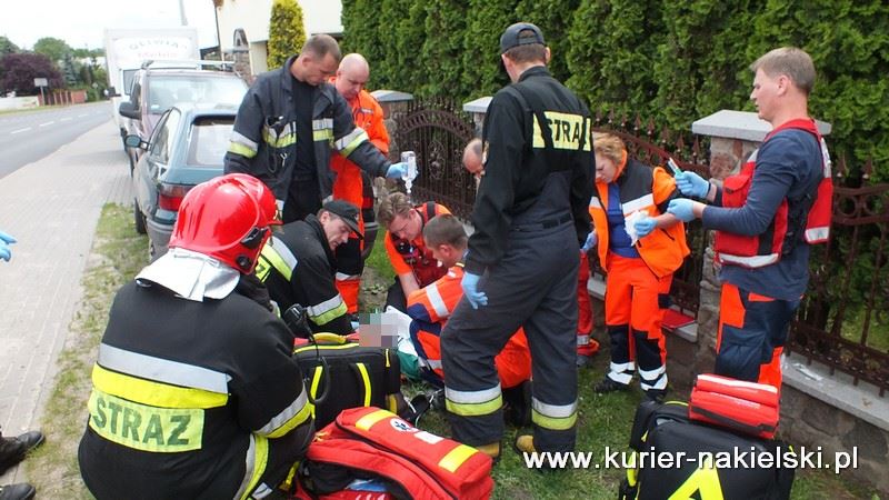 Mężczyznę z przebitym płucem zabrał śmigłowiec LPR