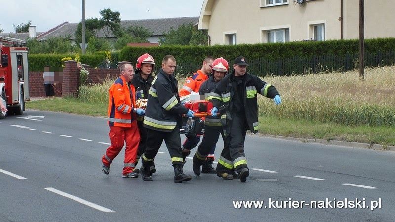 Mężczyznę z przebitym płucem zabrał śmigłowiec LPR