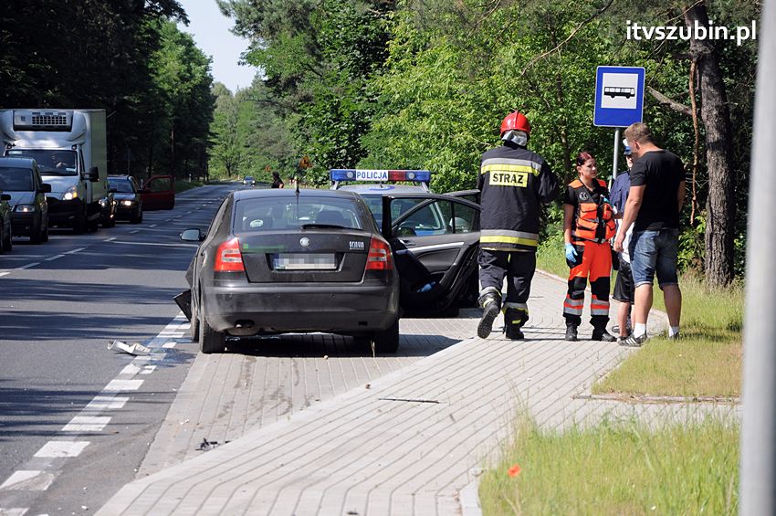 Zdarzenie drogowe w Godzimierzu