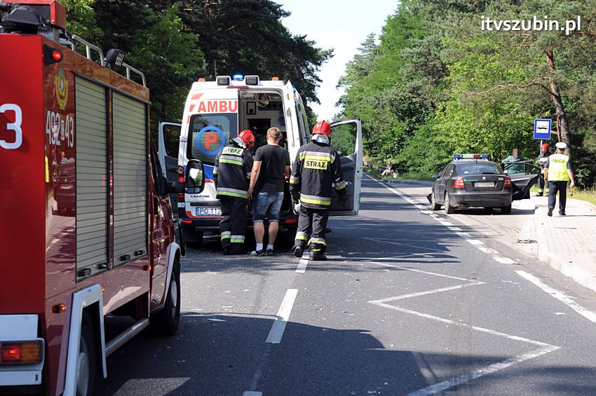 Zdarzenie drogowe w Godzimierzu