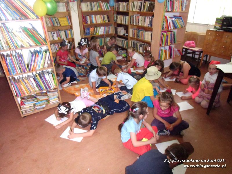 Piracka noc w bibliotece w Chomętowie