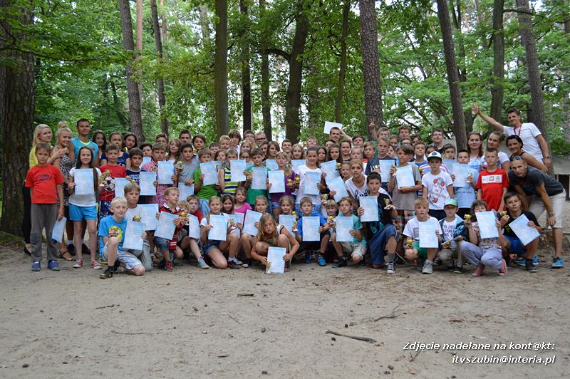 Cudowne chwile spędzone na obozie w Sierakowie