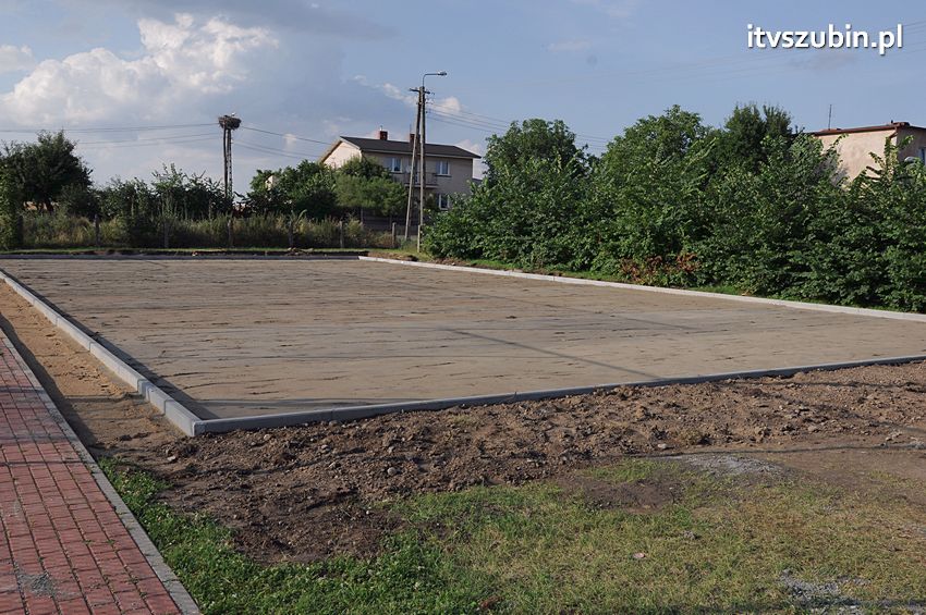 Szubiński skatepark w budowie