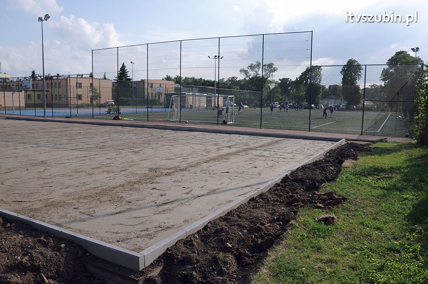 Szubiński skatepark w budowie