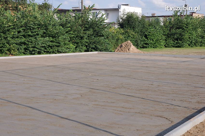 Szubiński skatepark w budowie