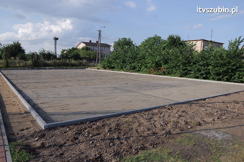 Szubiński skatepark w budowie