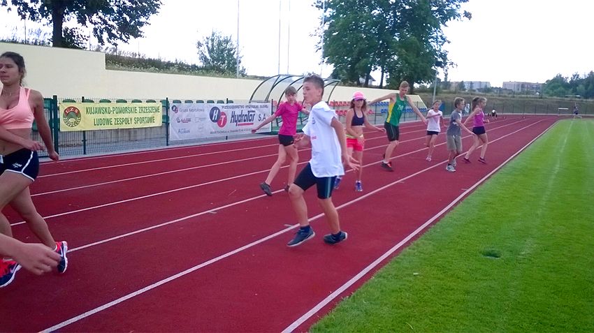 Zawodnicy UKB Szubin na obozie sportowym w Tucholi