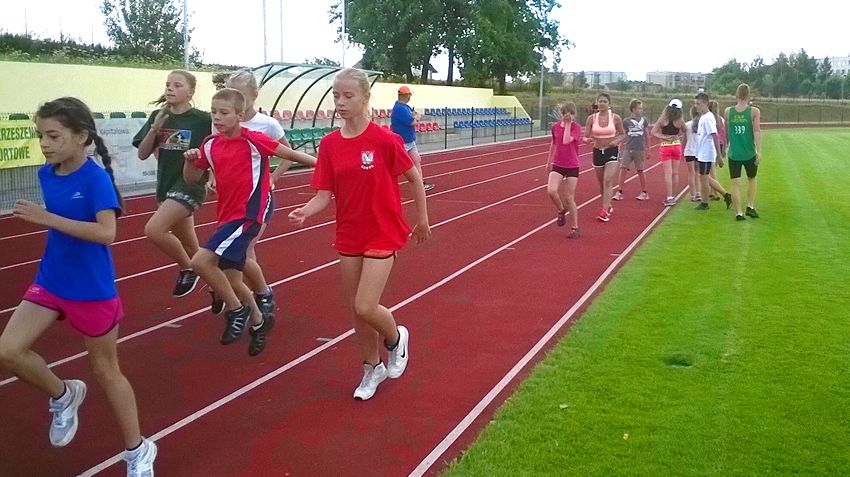 Zawodnicy UKB Szubin na obozie sportowym w Tucholi