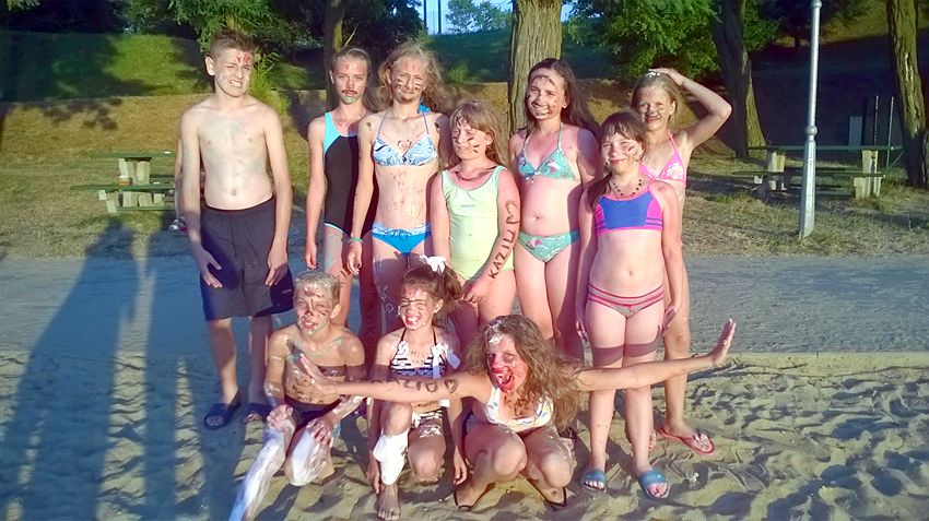 Zawodnicy UKB Szubin na obozie sportowym w Tucholi