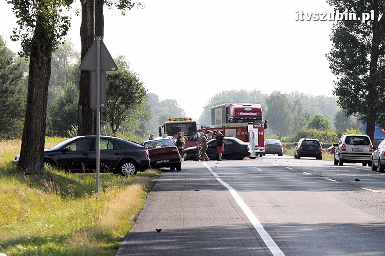 Kolejna kolizja na krajowej piątce, tym razem w Zamościu