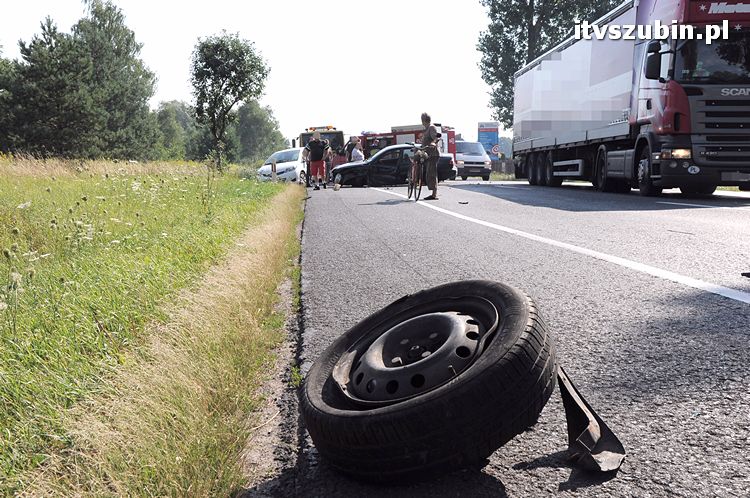 Kolejna kolizja na krajowej piątce, tym razem w Zamościu