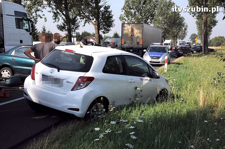 Kolejna kolizja na krajowej piątce, tym razem w Zamościu