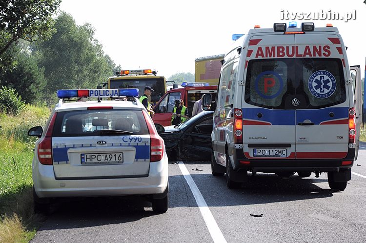 Kolejna kolizja na krajowej piątce, tym razem w Zamościu