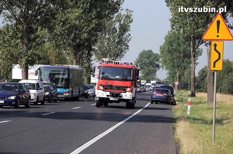 Kolejna kolizja na krajowej piątce, tym razem w Zamościu