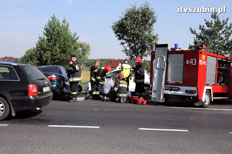 Kolejna kolizja na krajowej piątce, tym razem w Zamościu