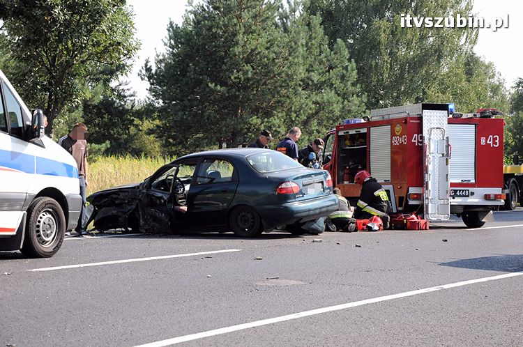 Kolejna kolizja na krajowej piątce, tym razem w Zamościu