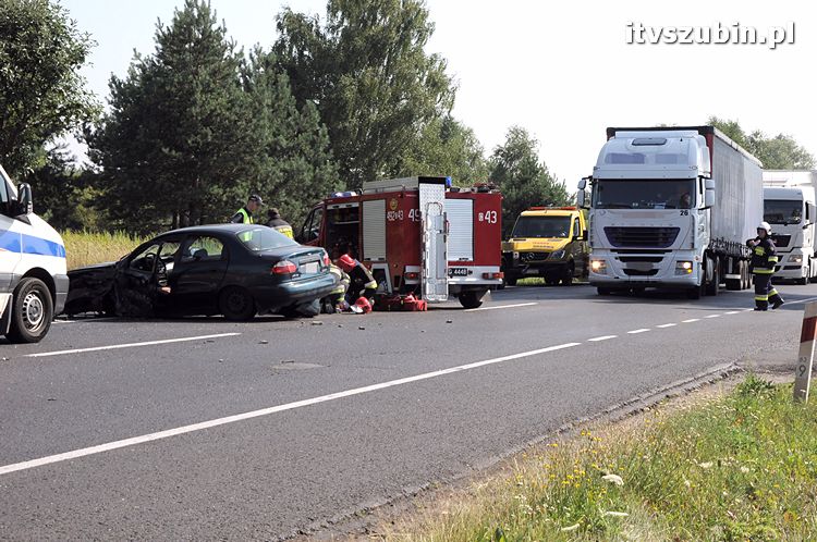 Kolejna kolizja na krajowej piątce, tym razem w Zamościu