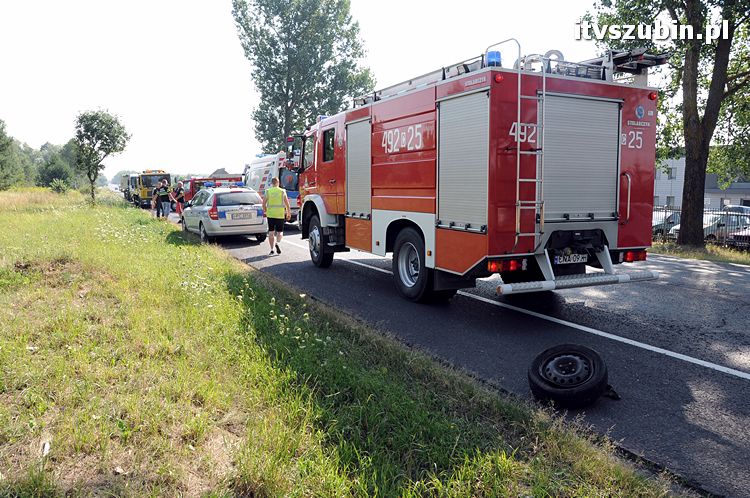 Kolejna kolizja na krajowej piątce, tym razem w Zamościu