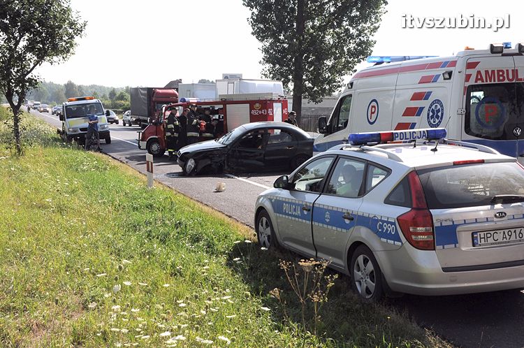 Kolejna kolizja na krajowej piątce, tym razem w Zamościu