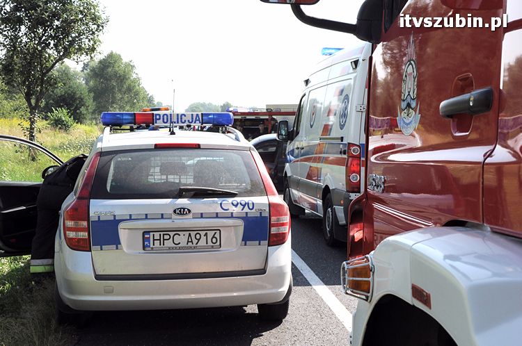 Kolejna kolizja na krajowej piątce, tym razem w Zamościu