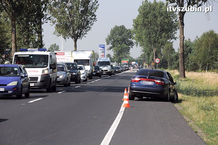 Kolejna kolizja na krajowej piątce, tym razem w Zamościu