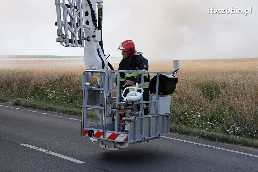 Pożar poddasza w Wolwarku