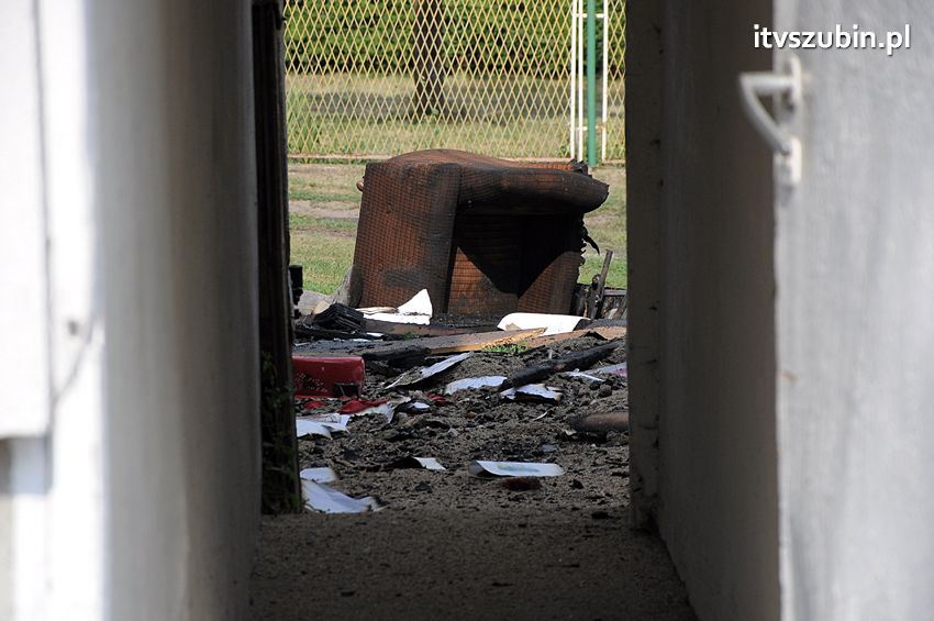 Pożar poddasza w Wolwarku