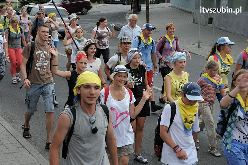 XXIV Piesza Pielgrzymka z Kościerzyny dotarła do Szubina