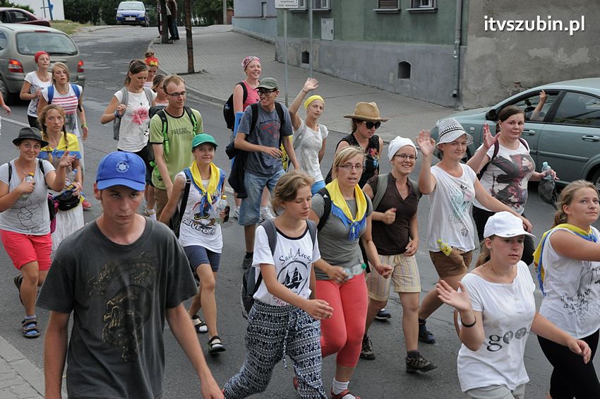 XXIV Piesza Pielgrzymka z Kościerzyny dotarła do Szubina