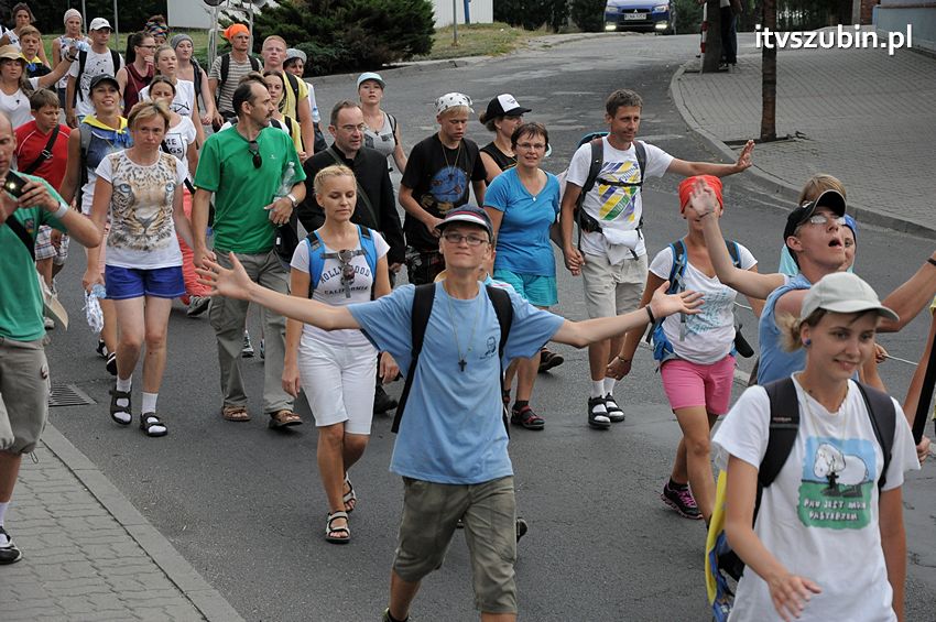 XXIV Piesza Pielgrzymka z Kościerzyny dotarła do Szubina